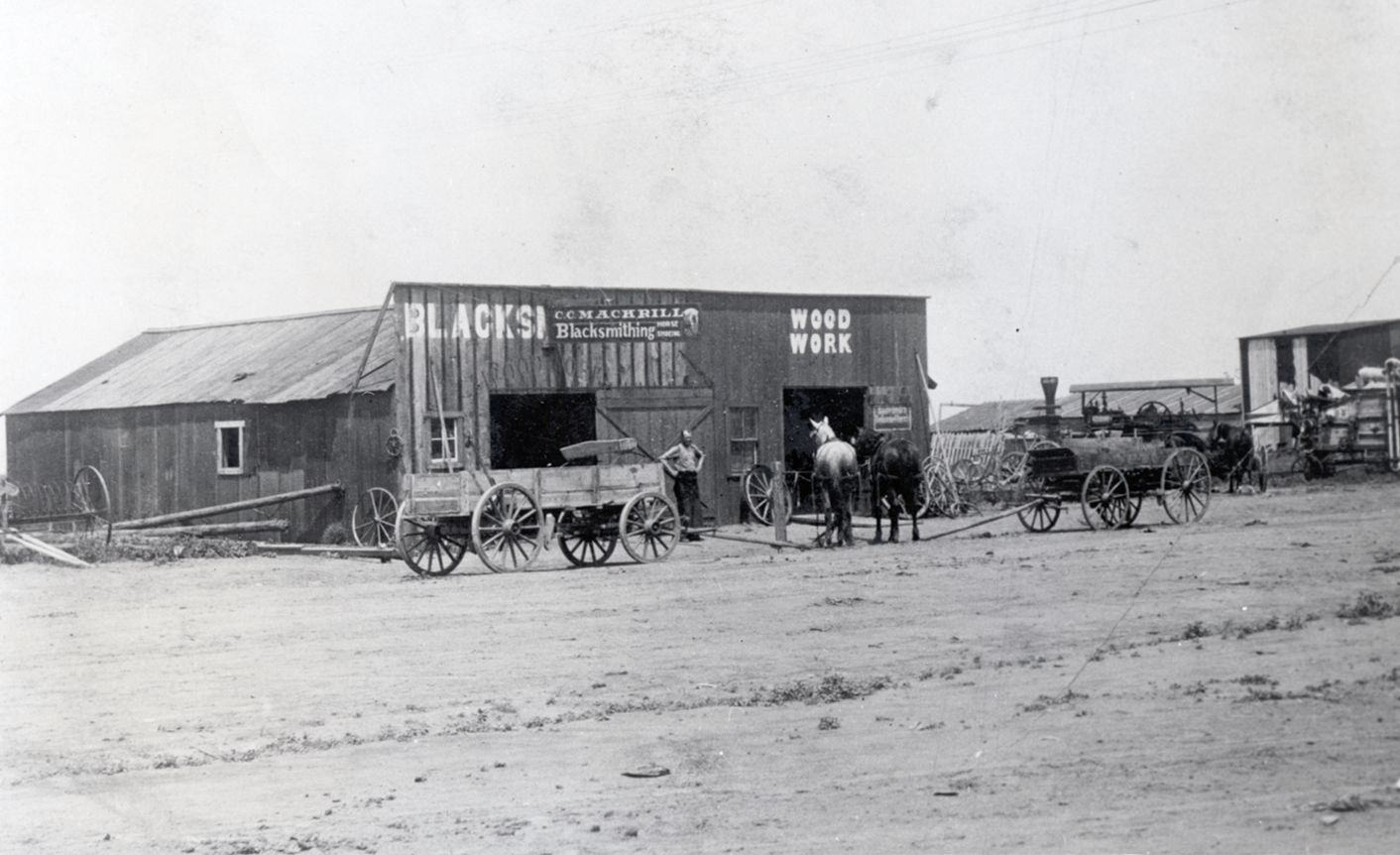 CC Mackrill Blacksmith Shop 1911