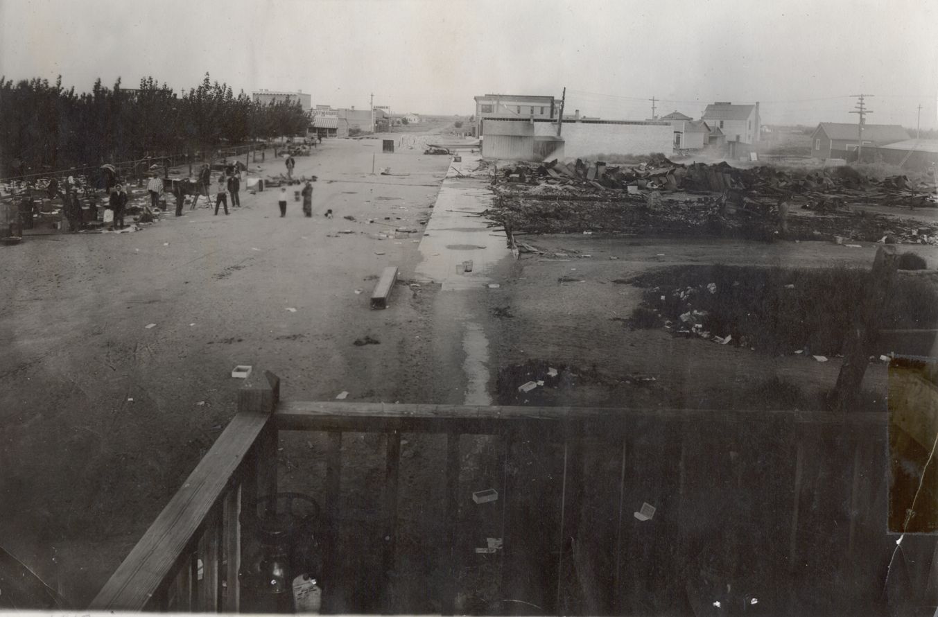 North Side of Square After Fire - 1910