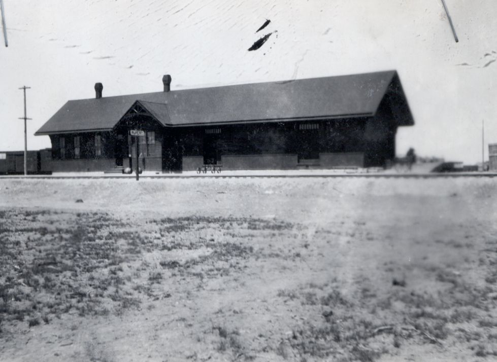 Original Rupert Train Depot - 1906