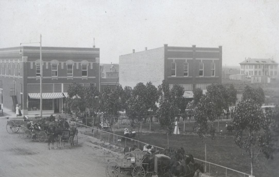 North Side of Rupert Square - New Buildings After Fire - 1911